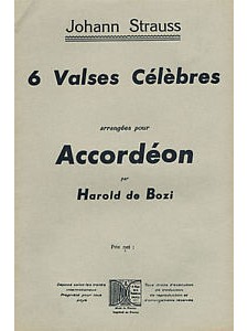 Strauss - 6 Valses Celebres (Accordeon)