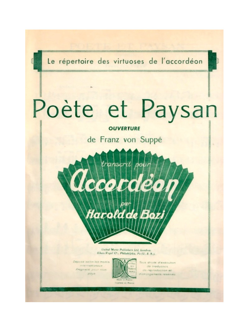 Poete Et Paysan (Ouverture) Accordeon