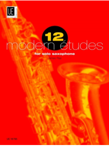 12 Modern Etudes - For Solo Saxophone