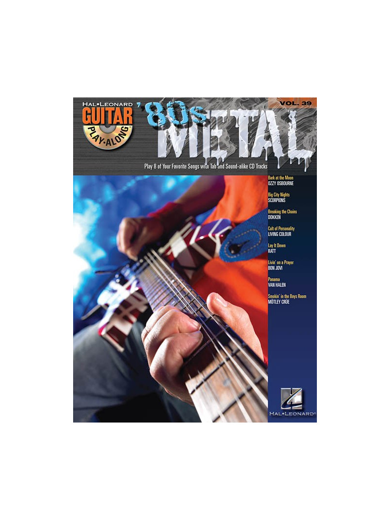 Guitar Play-Along Volume 39: '80s Metal (book/CD)