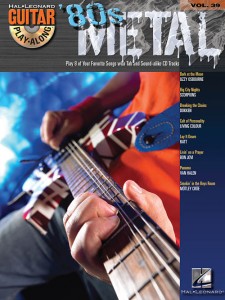 Guitar Play-Along Volume 39: '80s Metal (book/CD)