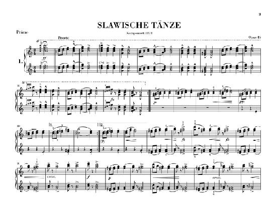 Dvorak - 8 Slavische Tänze Opus 46