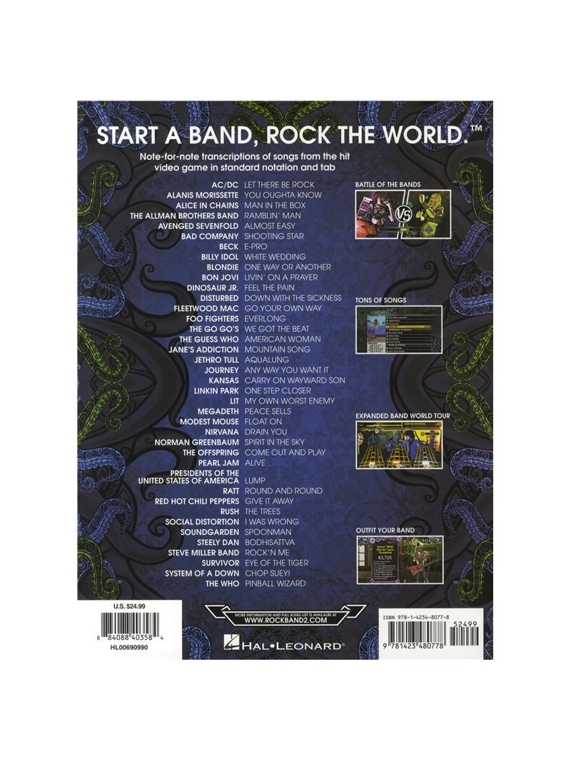 Rock Band 2- Bass Recorded Versions