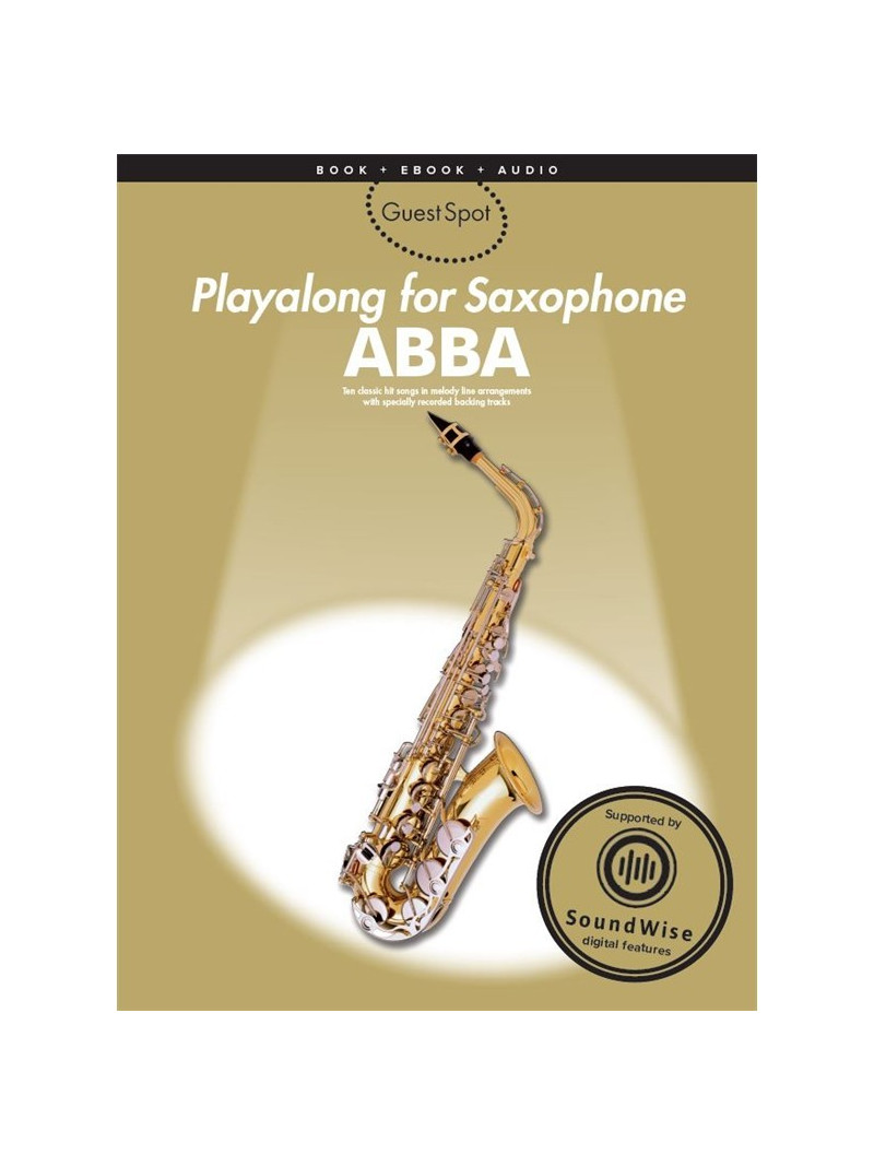 Guest Spot Abba: Playalong For Alto Saxophone (book/CD)