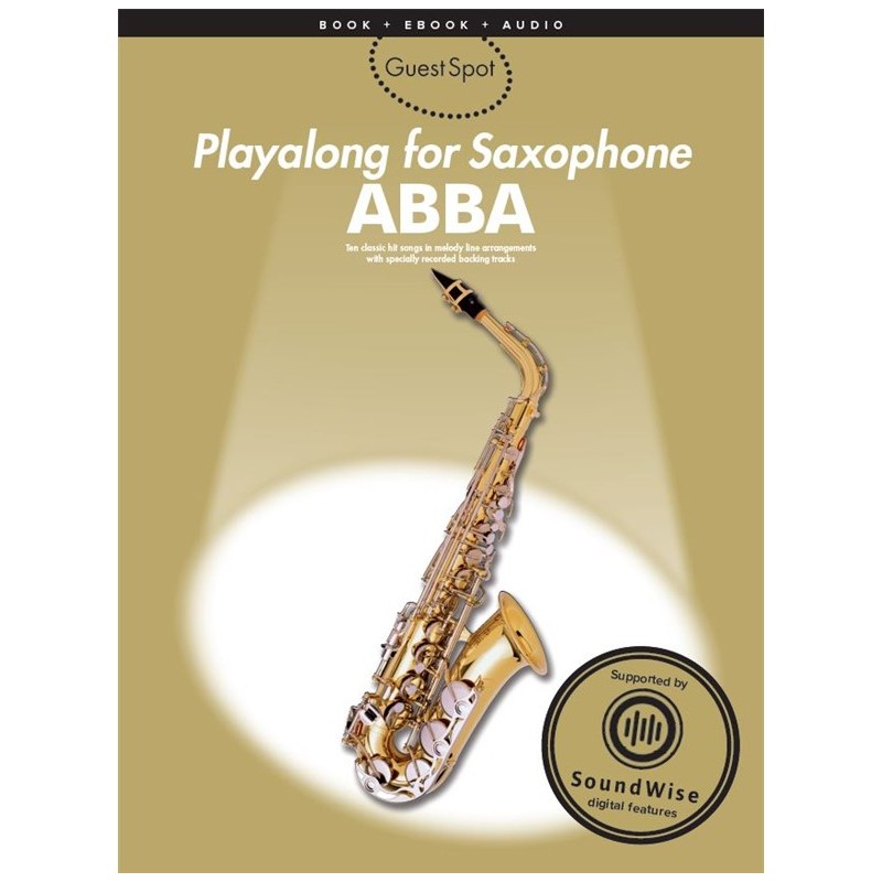 Guest Spot Abba: Playalong For Alto Saxophone (book/CD)