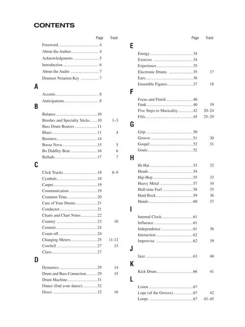 Drum Dictionary (book/Audio Online)