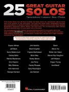 25 Great Guitar Solos (book/CD)