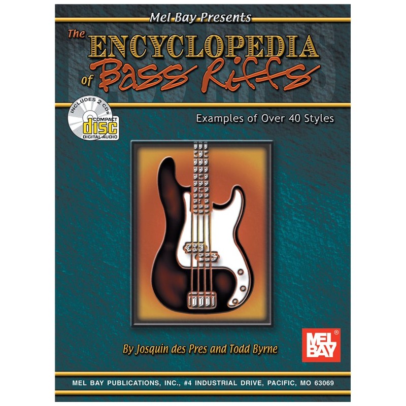 The Encyclopedia of Bass Riffs (book/2 CD)