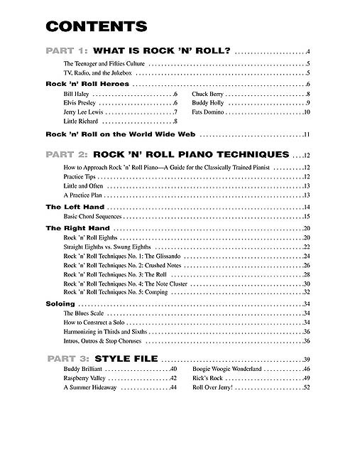 Rock'n'Roll Piano (book/CD)