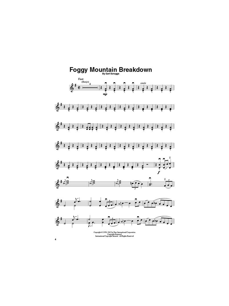 Violin Play-Along: Bluegrass (book/CD)