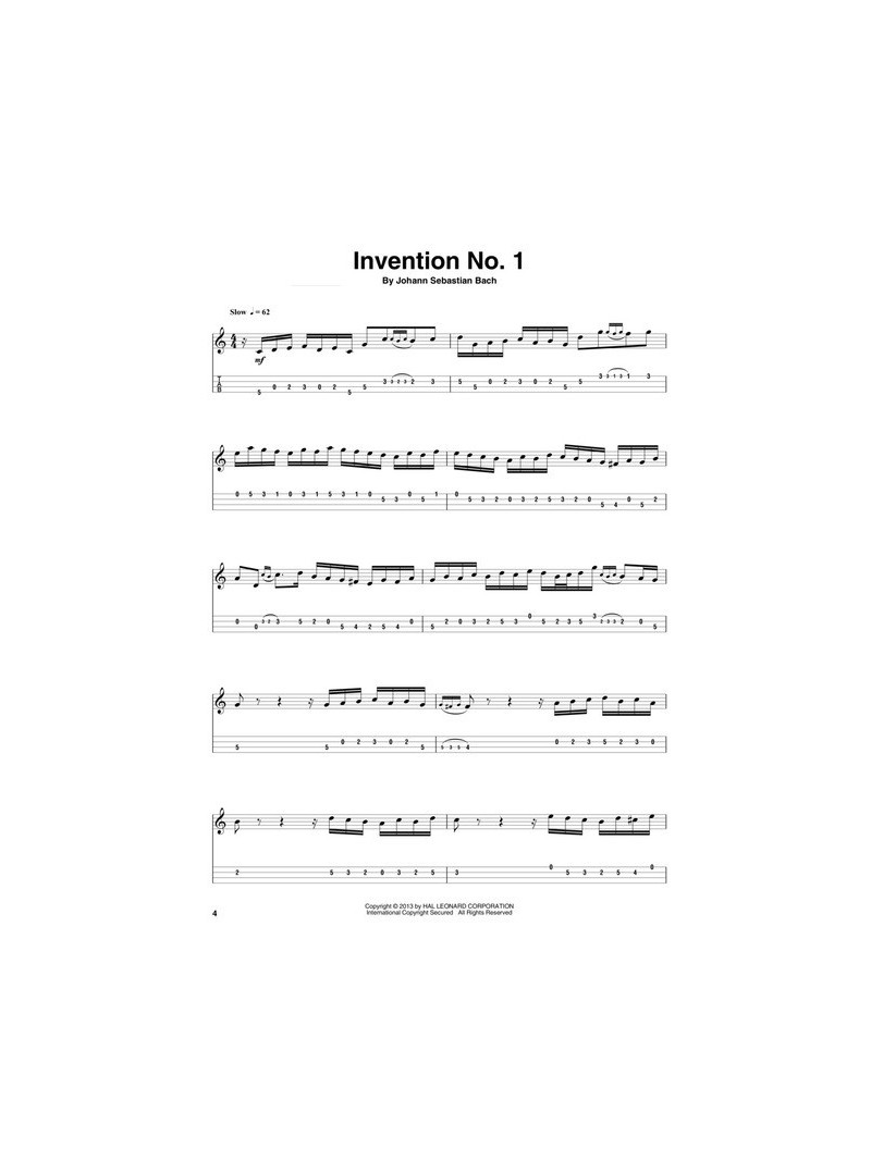 J.S. Bach : Mandolin Play-Along Volume 4 (book/CD)