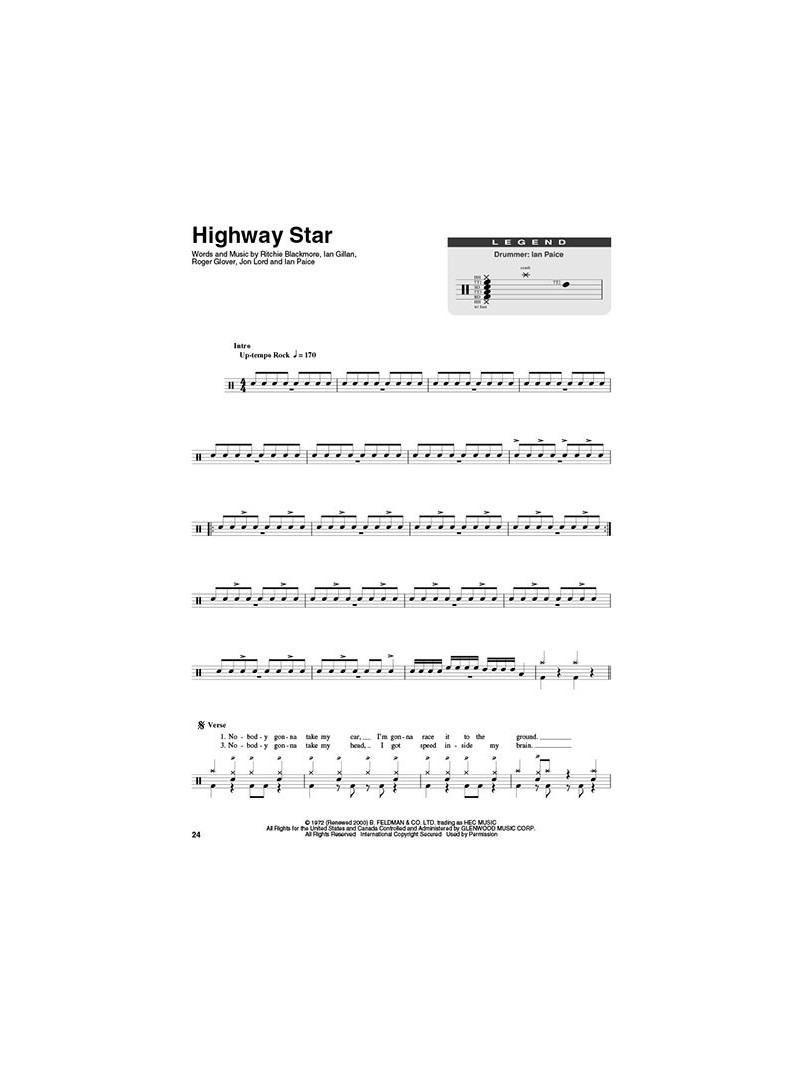 Rock Band: Drum Play Along Volume 20 (book/CD)