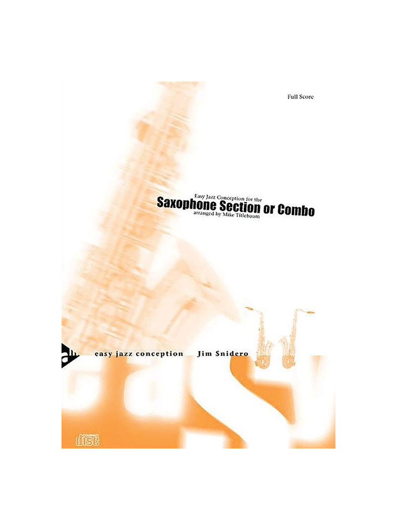 Easy Jazz Conception for the Saxophone Section (book/CD)