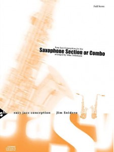 Easy Jazz Conception for the Saxophone Section or Combo (book/CD)