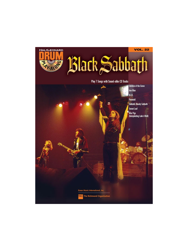 Black Sabbath: Drum Play-Along Volume 22 (book/CD)