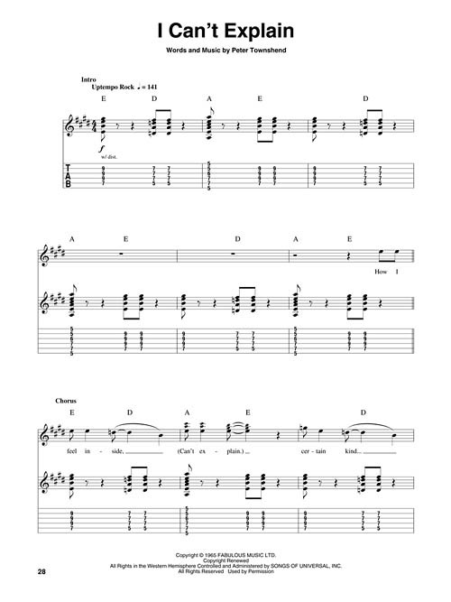 Easy Rock Songs: Guitar Play-Along Volume 82 (book/CD)