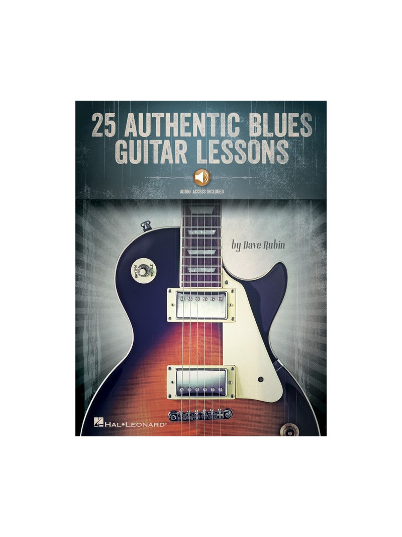25 Authentic Blues Guitar Lessons (book/Audio Online)