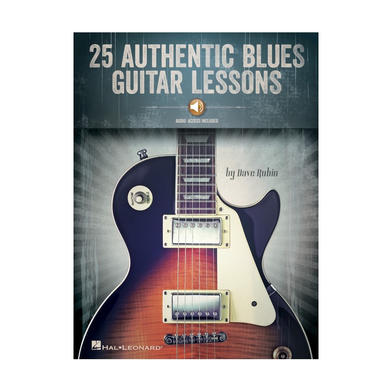 25 Authentic Blues Guitar Lessons (book/Audio Online)