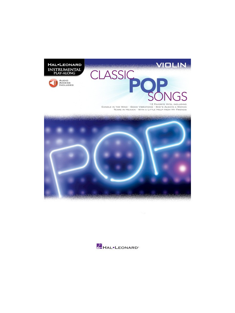 Classic Pop Songs - Instrumental Play-Along for Violin (Book/Audio Online)