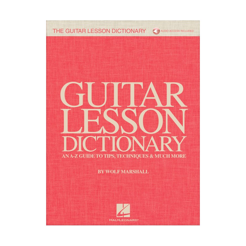 The Guitar Lesson Dictionary (book/Audio Online)