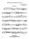 48 Studies for Alto Saxophone, op. 31
