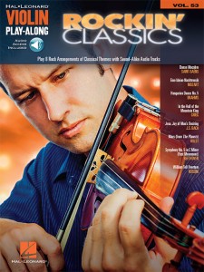 Rockin' Classics: Violin Play-Along Volume 53 (Book/Audio Online)