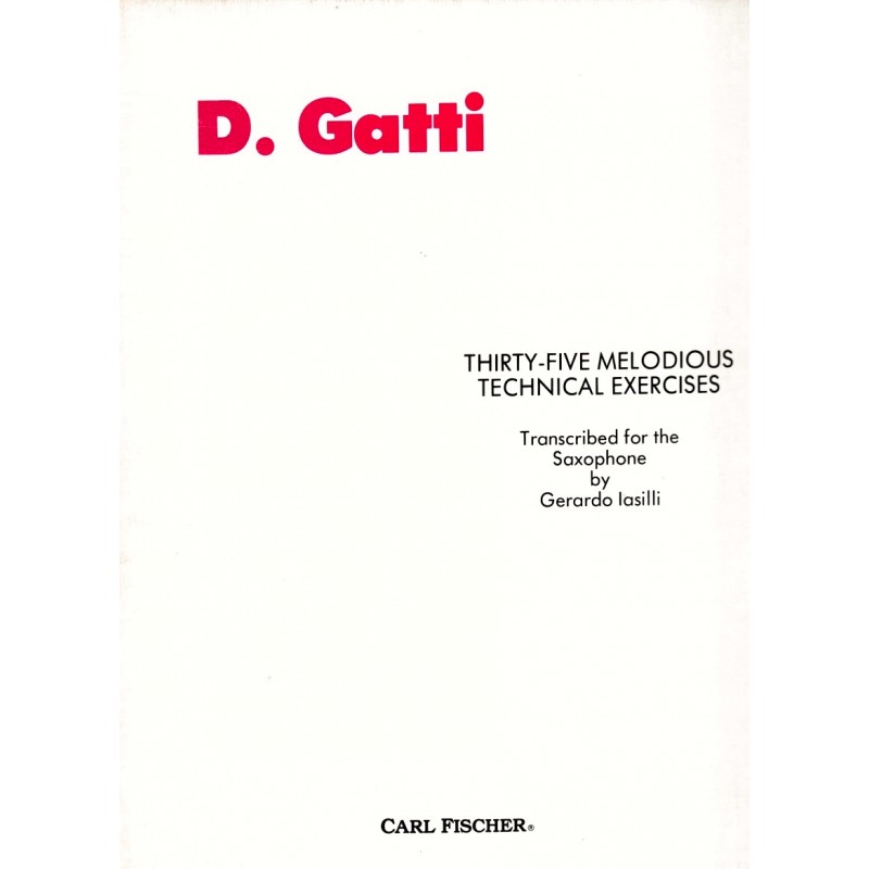 35 Melodious Technical Exercises For Sax