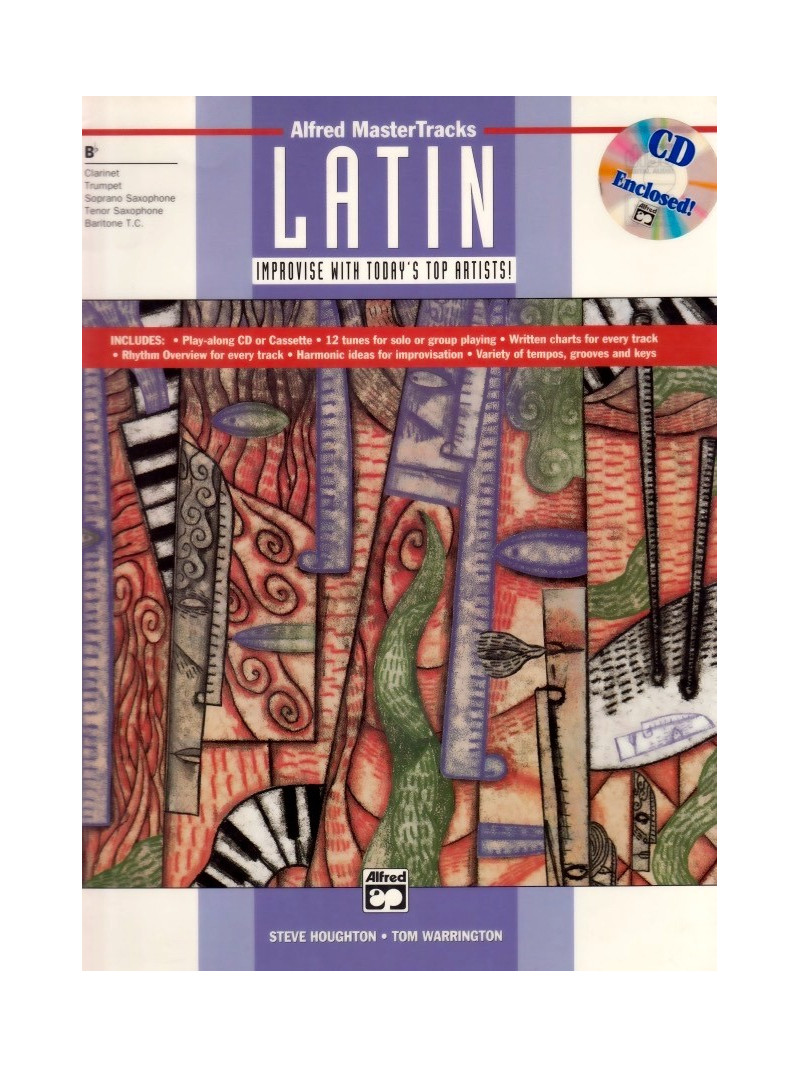 Latin Tracks - Improvise with today artists for Eb Alto Saxophone (book/CD play-along)