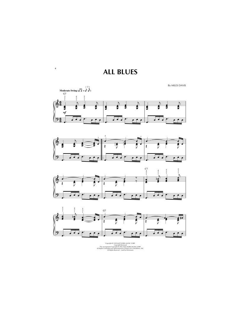 Jazz Blues: Jazz Piano Solos