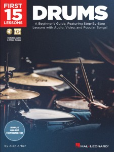 First 15 Lessons – Drums (book/Audio & Video Online)