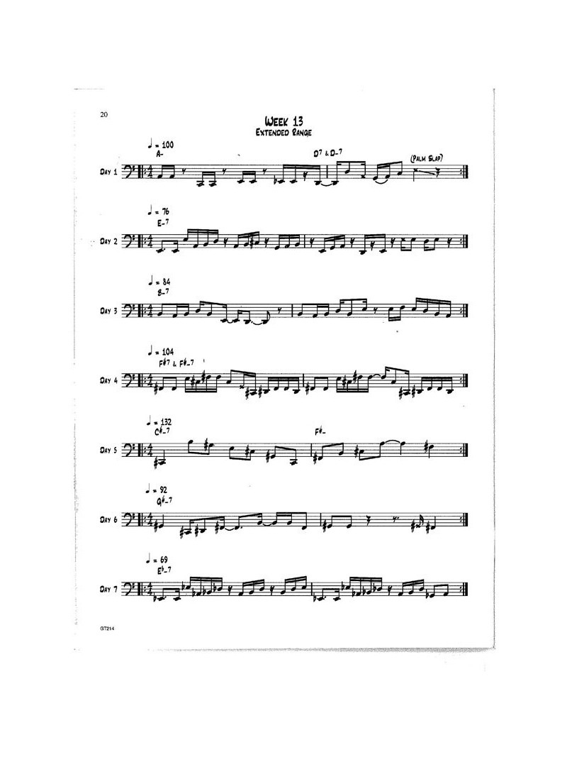 Daily Grooves for Bass (book/CD)