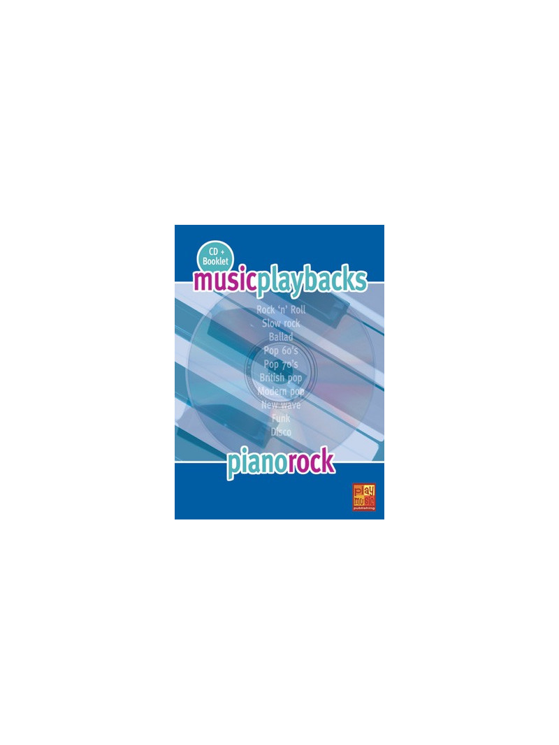 Music Playbacks - Piano rock (booklet/CD)