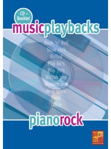 Music Playbacks - Piano rock (booklet/CD)