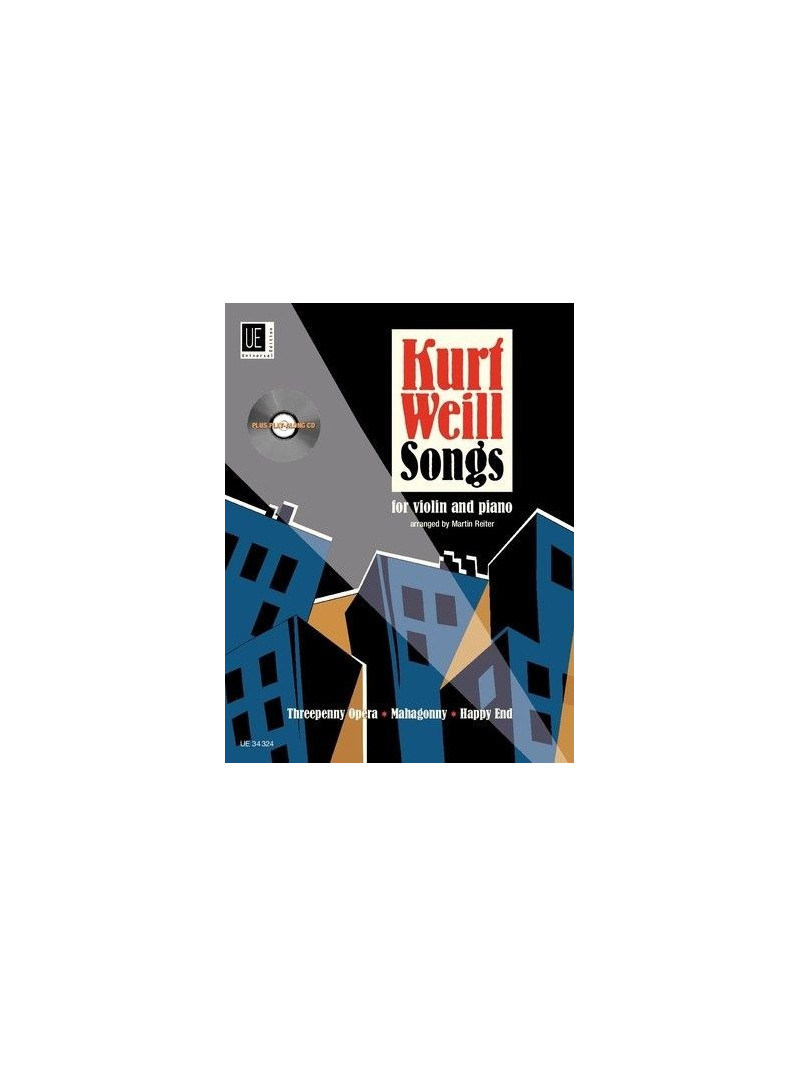 Kurt Weill Songs for Violin and Piano (book/CD)