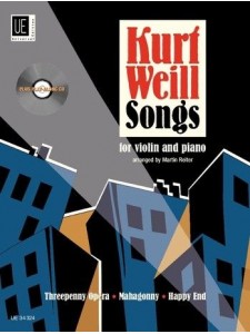 Kurt Weill Songs for Violin and Piano (book/CD)