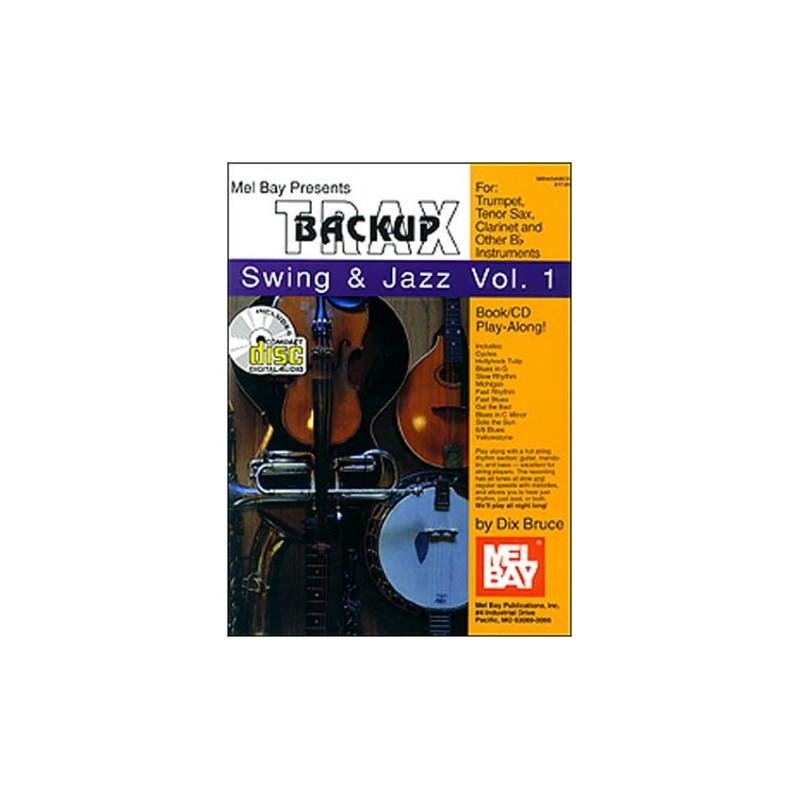 Swing & Jazz For Trumpet, Tenor Sax, Clarinet (book/cassette)