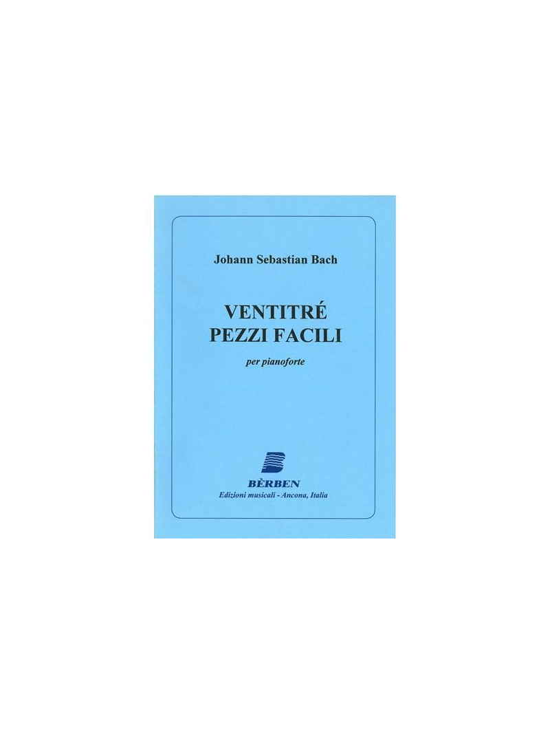 J.S. Bach - 23 pezzi facili per pianoforte