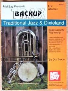 Backup Trax: Traditional Jazz & Dixieland for Alto Sax (book/cassette)
