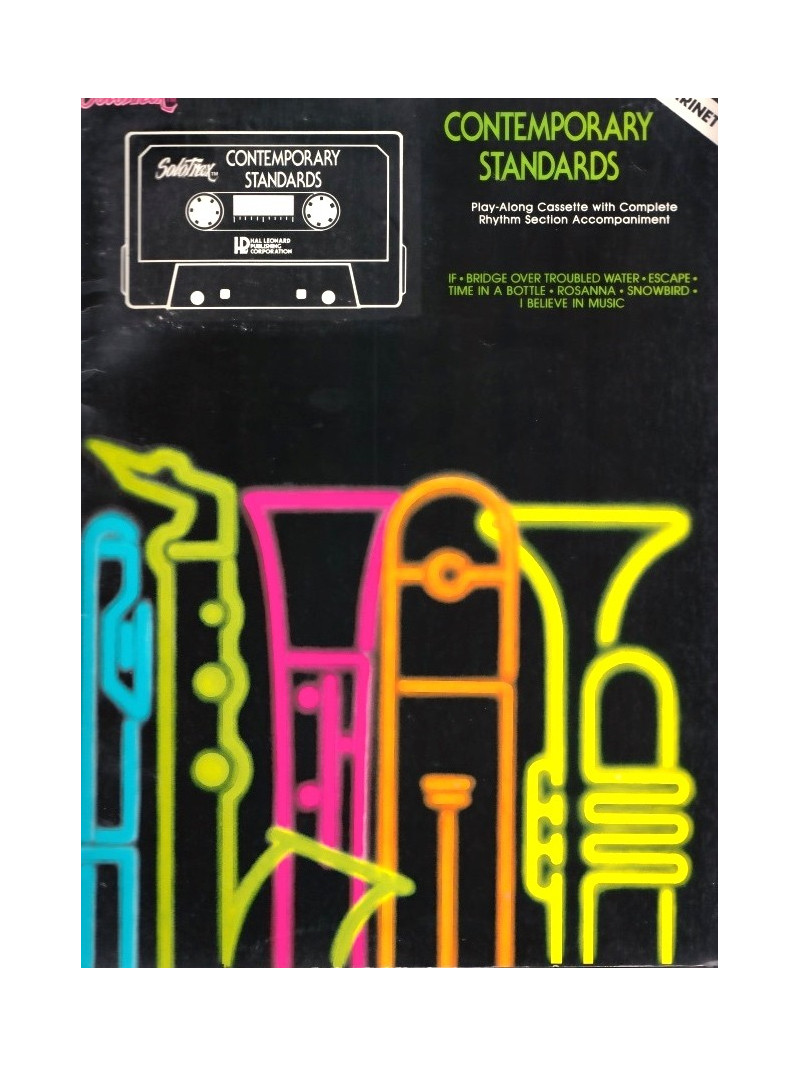 Contemporary Standards-Solo Trax For Clarinet (libro & cassetta)