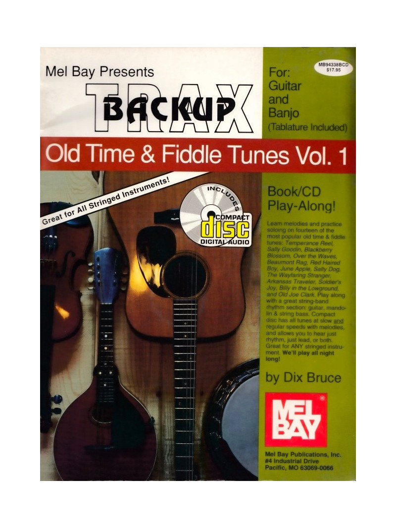 Backup Trax: Old Time & Fiddle Tunes for Guitar & Banjo (book/CD)