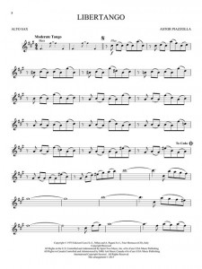 Piazzolla Tangos - Instrumental Play-Along for Alto Sax (Book/Audio Online)