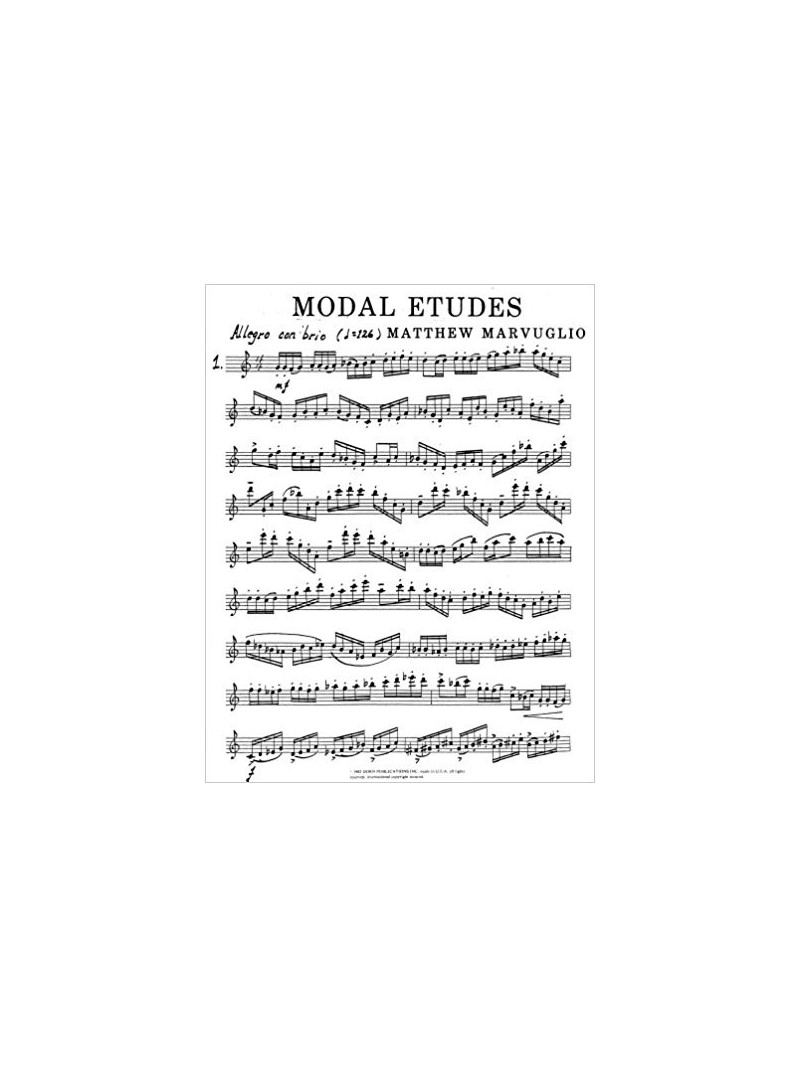 Modal Etudes for Saxophone