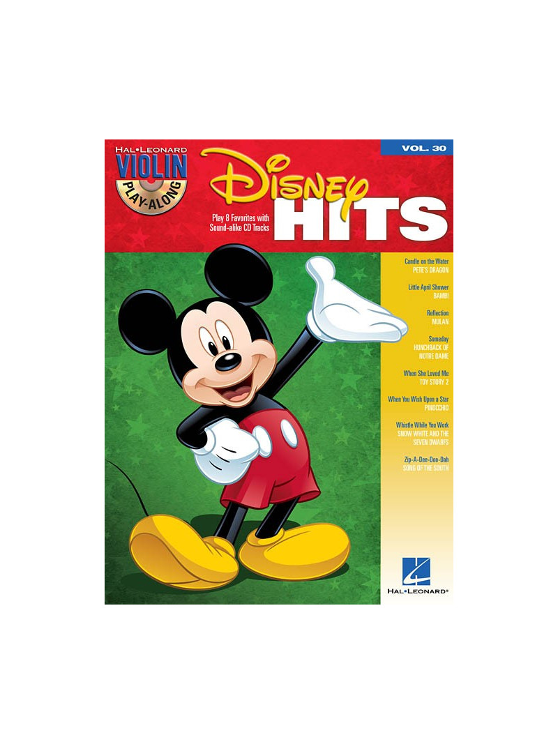 Disney Hits: Violin Play-along Volume 30 (book/CD)