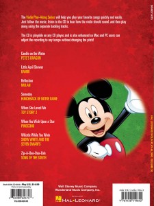 Disney Hits: Violin Play-along Volume 30 (book/CD)