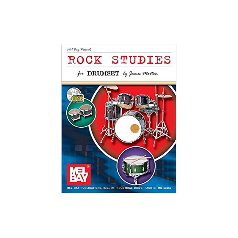 Rock Studies for Drumset (book/CD)