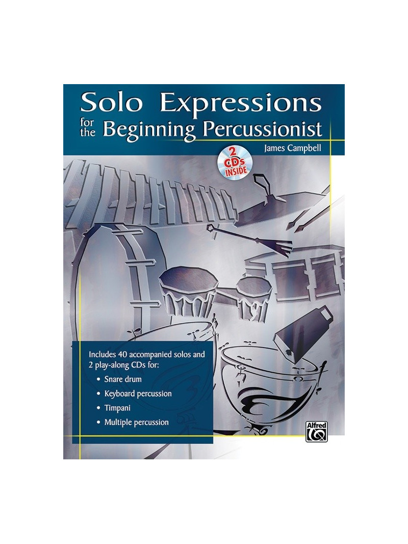 Solo Expressions for the Beginning Percussionist (book/2 CD)