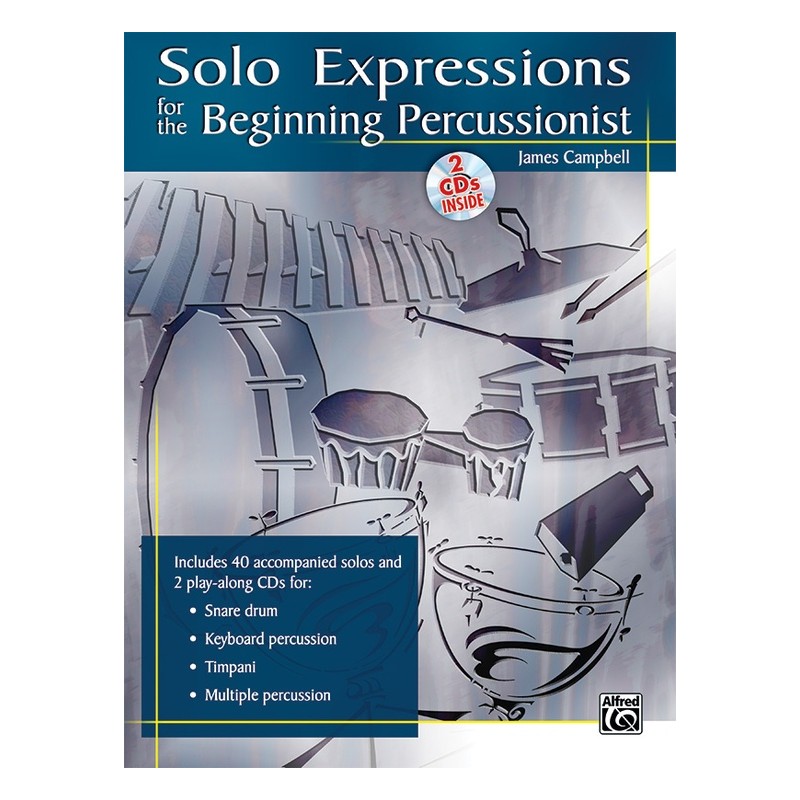Solo Expressions for the Beginning Percussionist (book/2 CD)