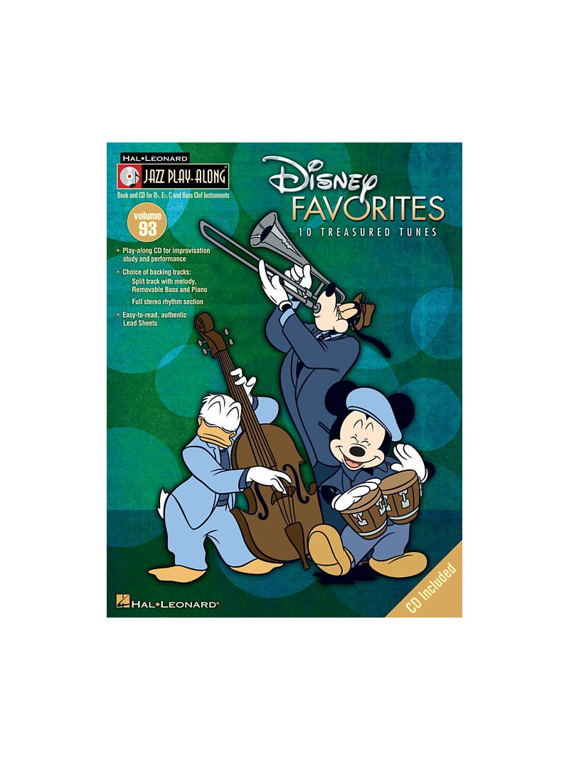 Jazz Play-Along Volume 93: Disney Favorites (book/CD)