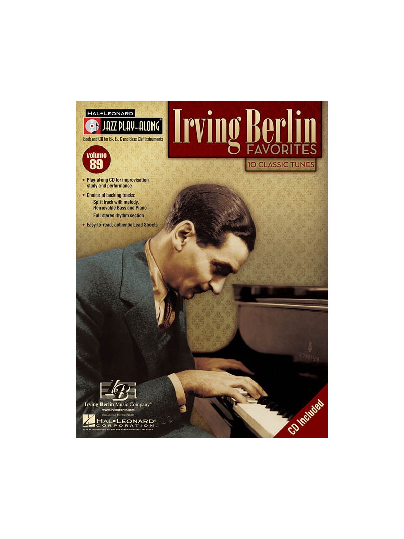 Jazz Play-Along Volume 89: Irving Berlin Favorites (book/CD)