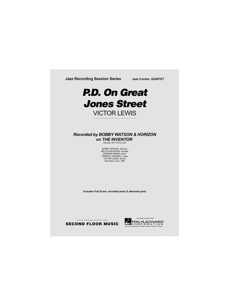 P.D. On Great Jones Street